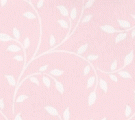 Tapet vita blad på rosa