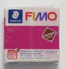 FIMO® Leather-effect, mörkrosa, 57g